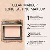 Zeesea The British Museum Oil Control Matte Pressed Powder #AM01 IVORY SKIN