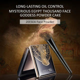 Zeesea The British Museum Oil Control Matte Pressed Powder #AM01 IVORY SKIN