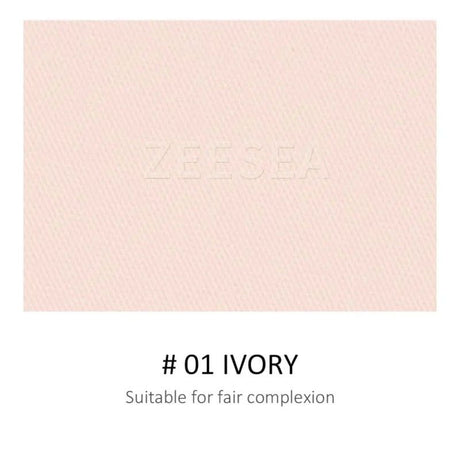 Zeesea The British Museum Oil Control Matte Pressed Powder #AM01 IVORY SKIN
