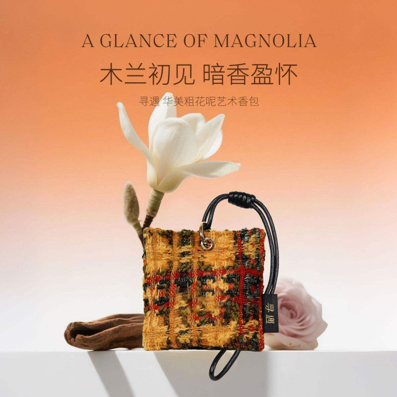 Xunyu Tweed Art Sachet A Glance Of Magnolia