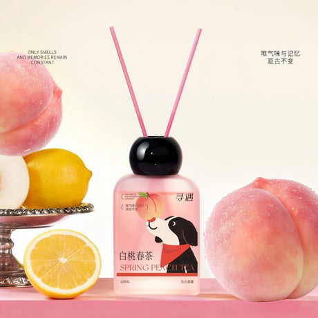 Xunyu Fresh Fruit Aroma Reed Diffuser Spring Peach Tea 100ml