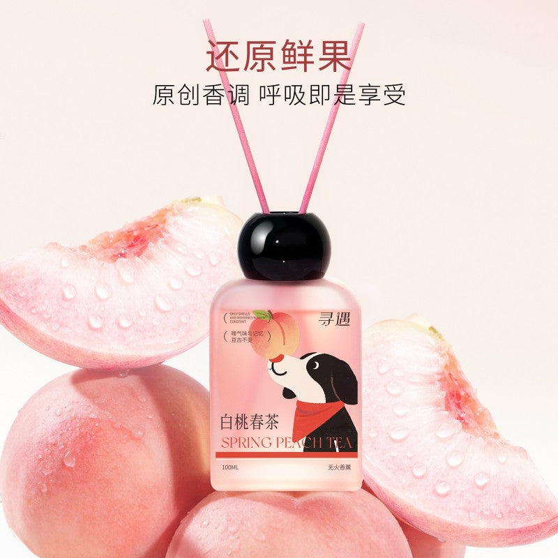 Xunyu Fresh Fruit Aroma Reed Diffuser Spring Peach Tea 100ml