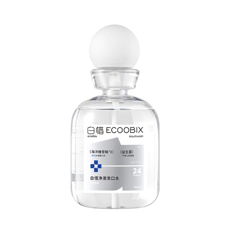 Ecoobix白惜抗糖瓶装漱口水净澈无香 410ml