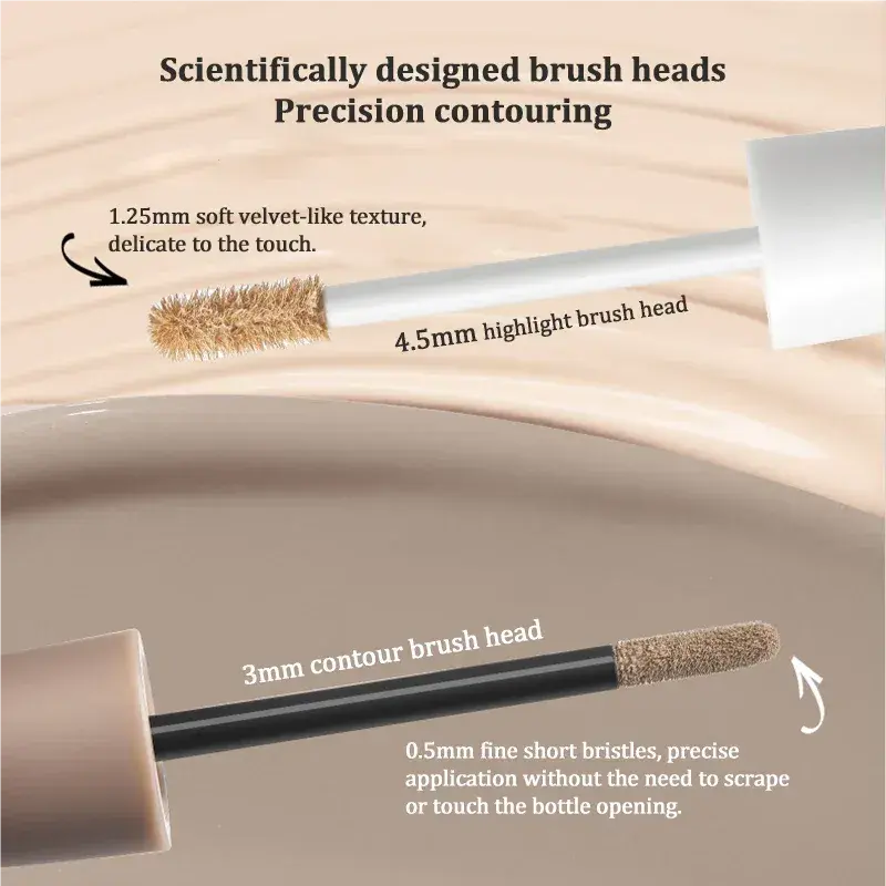 Little Ondine小奥汀雕刻笔高光修容液#03甜樱粉白