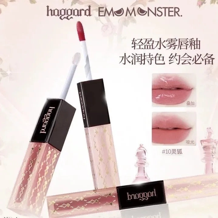 Haggard黑烬伊莫怪兽双头琉璃唇釉#12柠猫