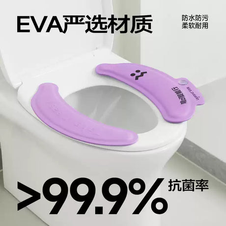 Leleland Fragrance Toilet Seat Cover Purple 1 Pair
