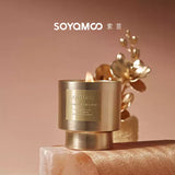 Soyamoo Metal Tin Scented Candle Cuban Cigar