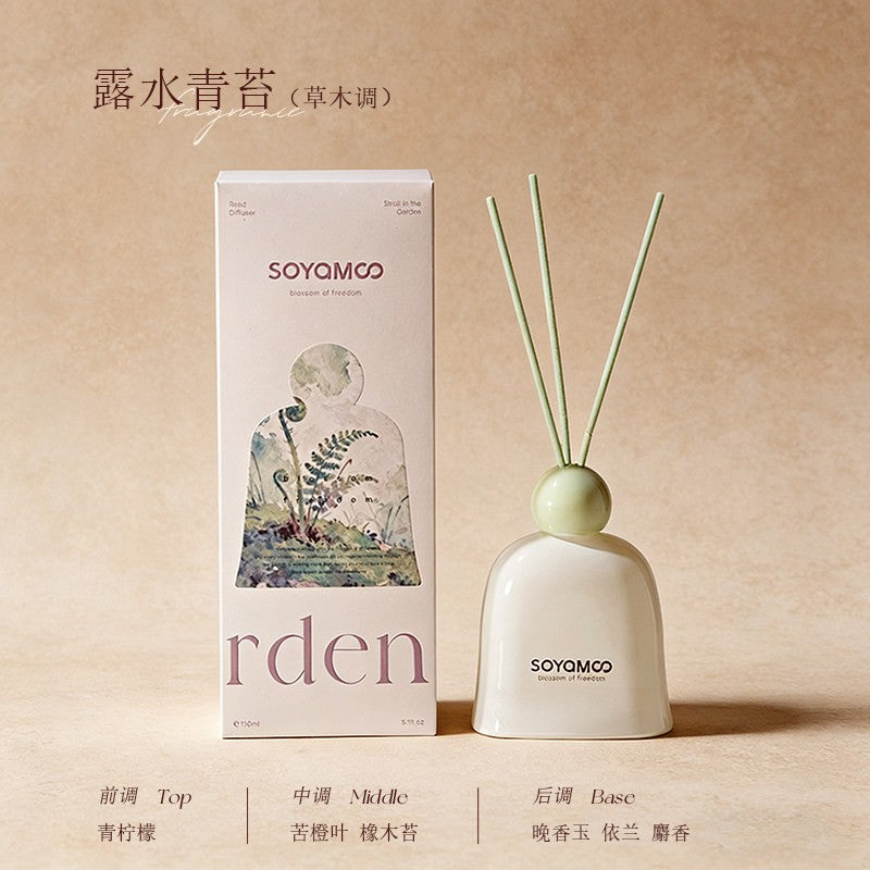 Soyamoo Stroll in the Garden Reed Diffuser Dewy Moss 150ml