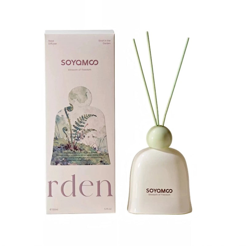 Soyamoo Stroll in the Garden Reed Diffuser Dewy Moss 150ml