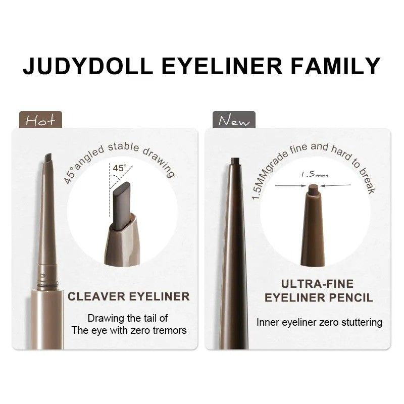 Judydoll橘朵精准描绘眼线胶笔顺滑持久#01黑棕色
