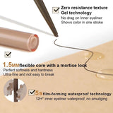 Judydoll Ultra-fine Eyeliner Gel Pen #01 Black Brown