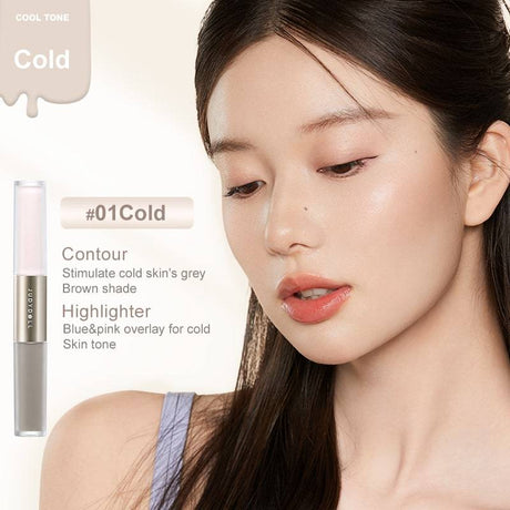 Judydoll Duel Head Highlight & Contour Liquid #01 COOL