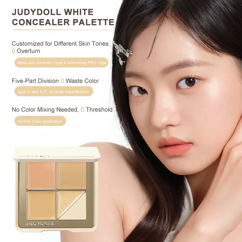 Judydoll橘朵云柔无痕遮瑕盘#01浅肤色