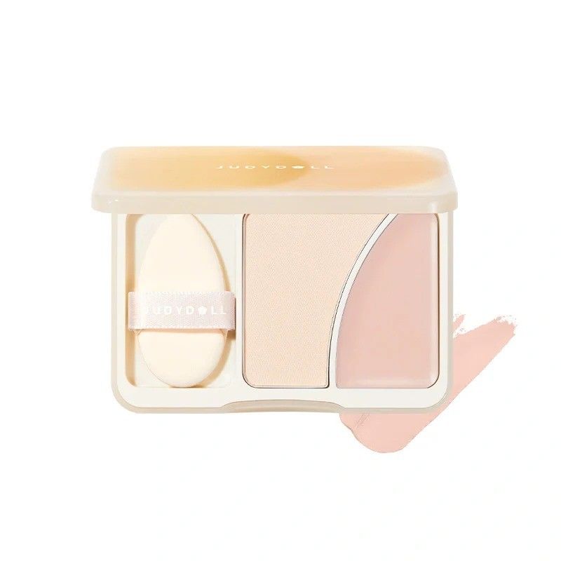 Judydoll Dual-Color Highlighter Palette #01 Cold Moonlight