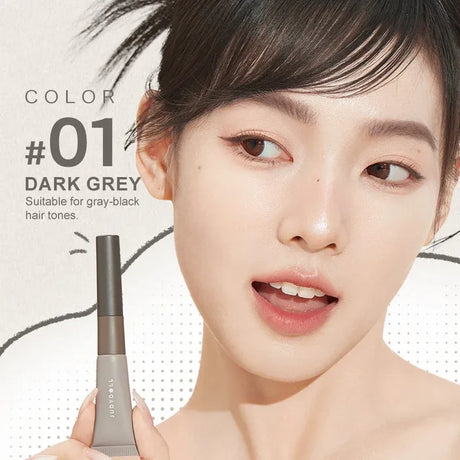 Judydoll 2 In 1 Eyeliner Eyebrow Gel #01 Dark Grey