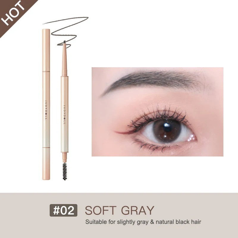Judydoll Skinny Triangular-Shaped Eyebrow Pencil #02 Soft Gray