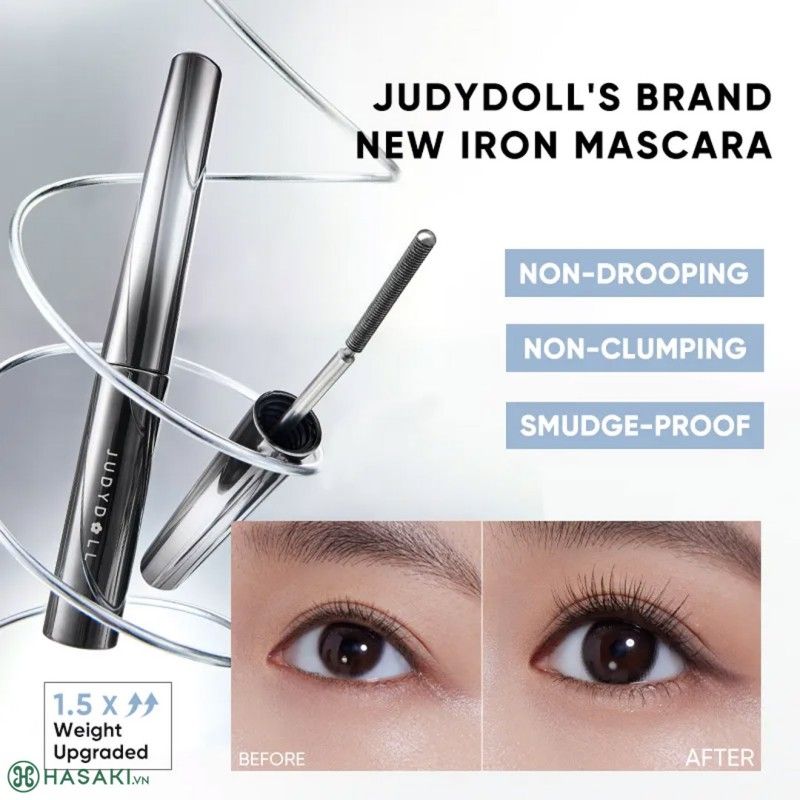 Judydoll 3D Curling Eyelash Iron Mascara #02 Brown