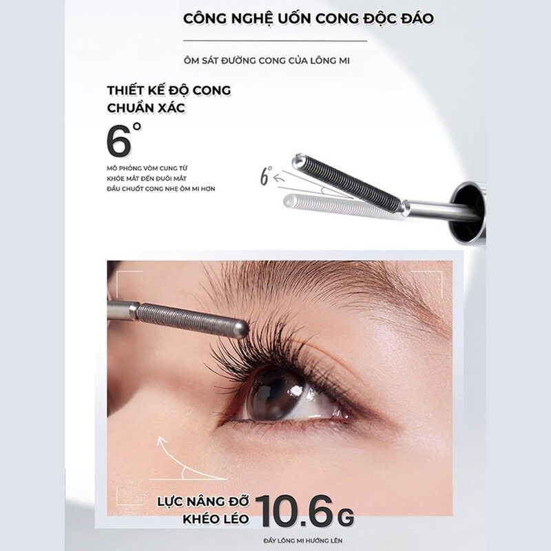 Judydoll 3D Curling Eyelash Iron Mascara #02 Brown