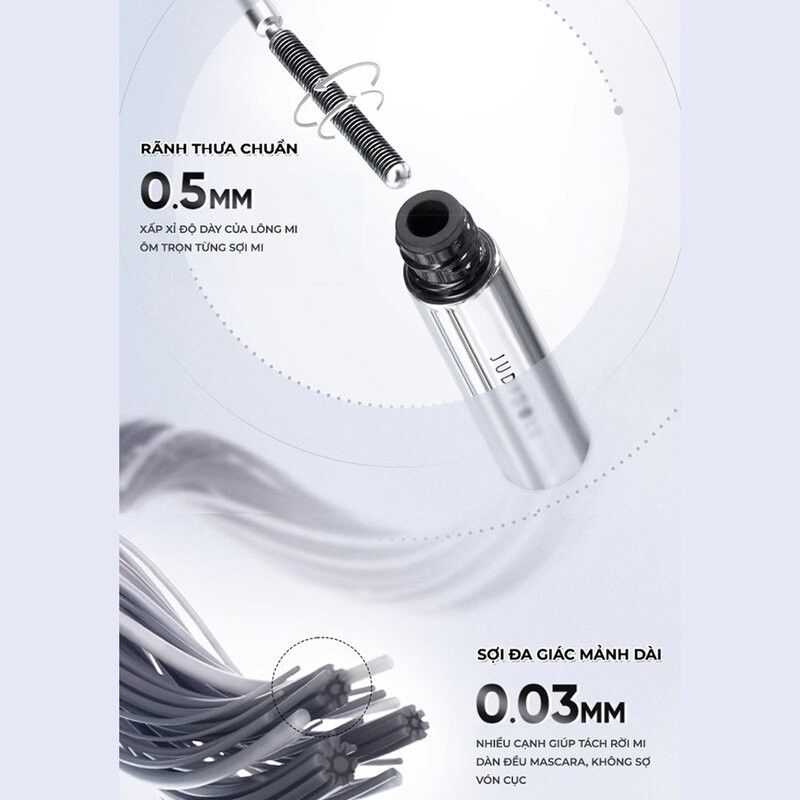 Judydoll 3D Curling Eyelash Iron Mascara #02 Brown