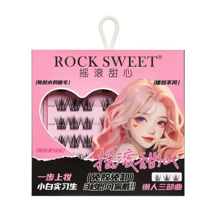 Rock Sweet Glue-Free False Eyelashes Lazy Girl Trilogy