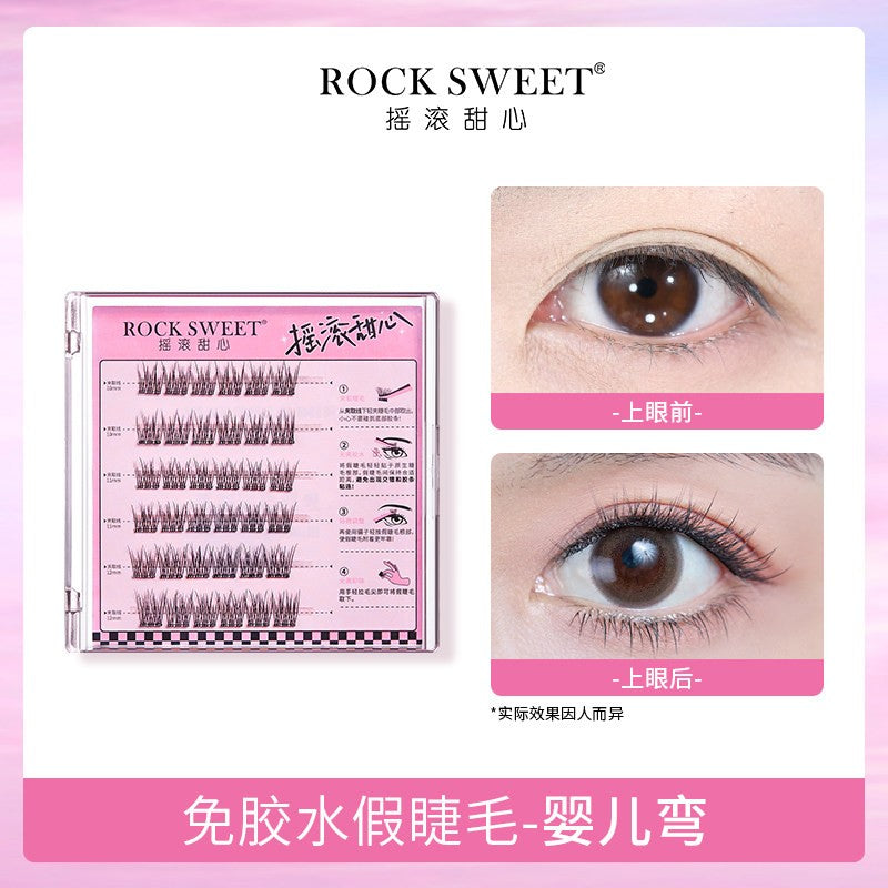 Rock Sweet Glue-Free False Eyelashes Baby Curl