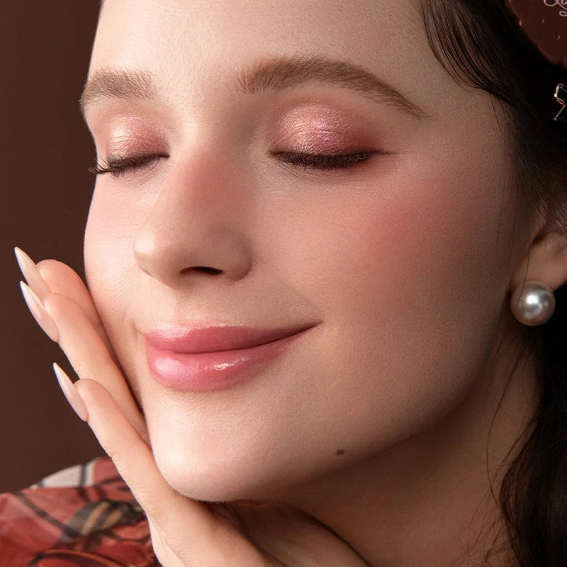 Flower Knows花知晓甜心小熊六色眼影盘#02草莓牛奶