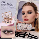 Flower Knows Knight Unicorn 6-Color Satin Makeup Palette #02 Moon Sprite