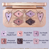 Flower Knows Knight Unicorn 6-Color Satin Eyeshadow Palette #03 Starfall Night