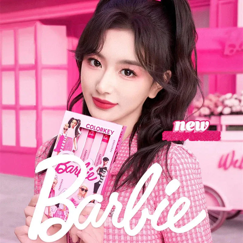 Colorkey ELLE Barbie Series Velvet Mousse Matte Lip Mud #P125 Barbie Sweetheart