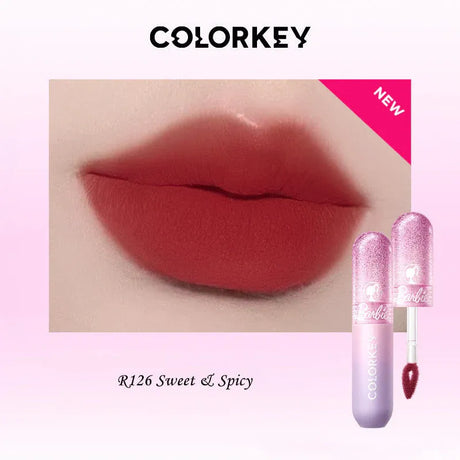 Colorkey珂拉琪芭比甜心系列慕斯绒雾唇泥#R126热辣街头