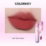 Colorkey珂拉琪芭比甜心系列慕斯绒雾唇泥#R107玫瑰庄园