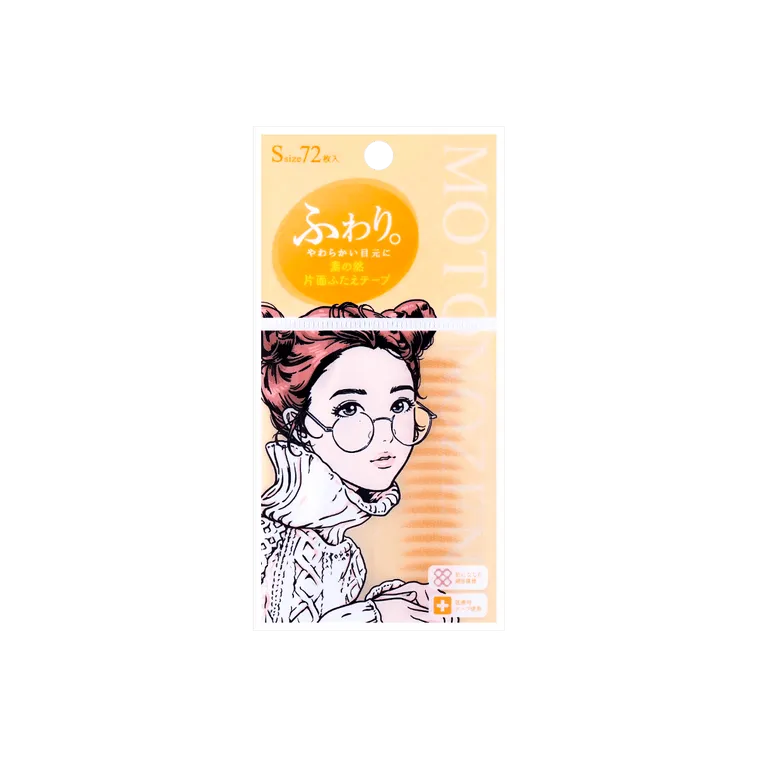 Motonozen素之然网纹单面双眼皮贴S 72枚