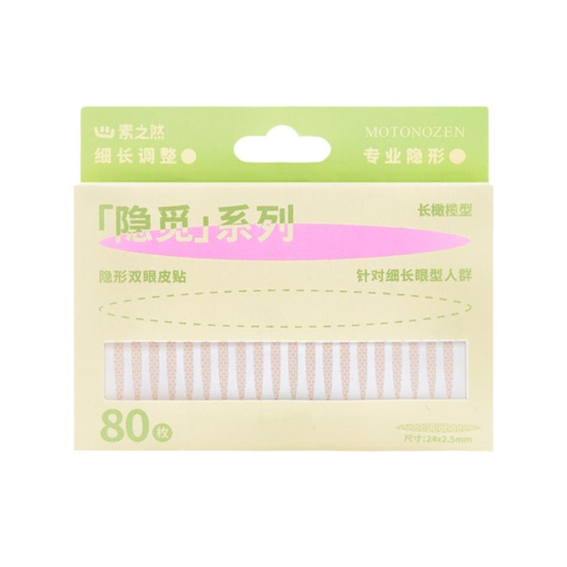 Motonozen Invisible Double Eyelid Tape #Long Olive 112pcs