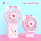 Joy.C Mikko Series Portable Mini Handheld Fan Pink