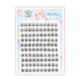Menglu Glue-Free False Eyelashes Fish Tail Black