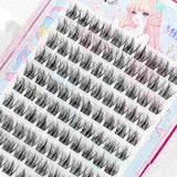 Menglu Glue-Free False Eyelashes Fish Tail Black