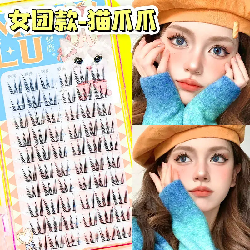Dream Deer False Eyelashes Cat Paw