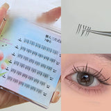 MJSP萌睫懒人三片式小野猫下睫毛自然仿真