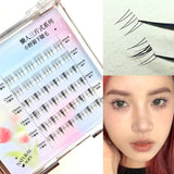 MJSP萌睫懒人三片式小野猫下睫毛自然仿真