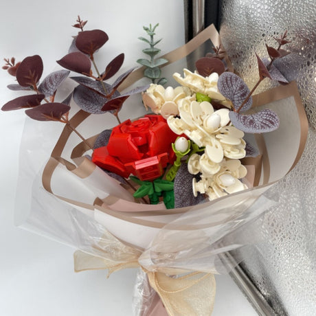 Jaki Flower Bouquet Building Set Jasmine Rose JK2686