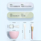 Allsmile Mask Silicone Brush Set Pink