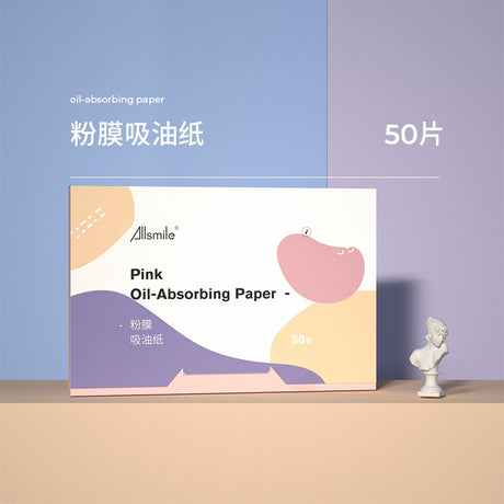Allsmile哎哟咪面部吸油纸清爽便携粉膜 50张 