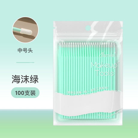 Allsmile Disposable Cotton Swabs Tools Green 100pcs
