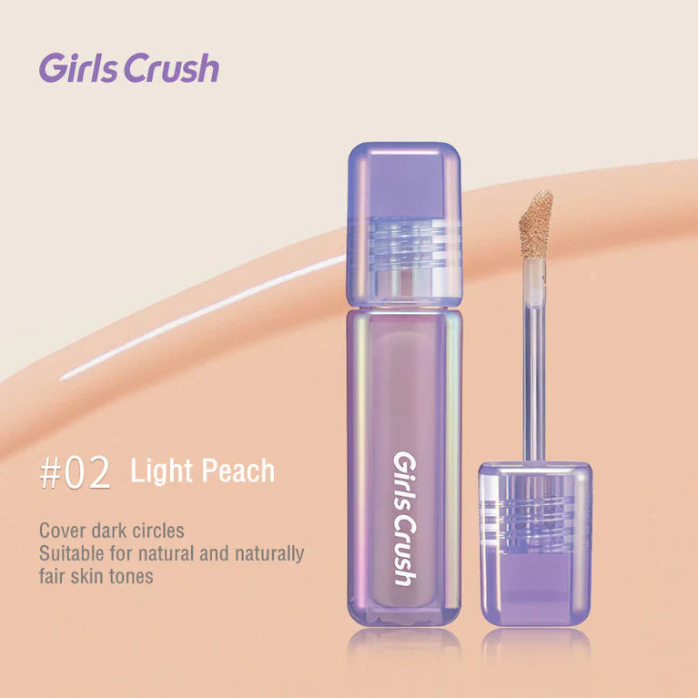 Girls Crush水丝绒遮瑕液#02浅蜜桃