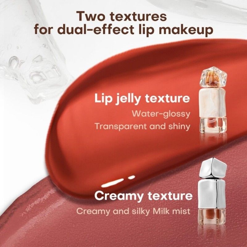 Mistine Thai Latte Juicy Lip Glaze Leopard Print #V02 Cold Rose Milk