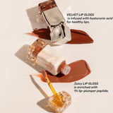 Mistine Thai Latte Juicy Lip Glaze Leopard Print #V02 Cold Rose Milk