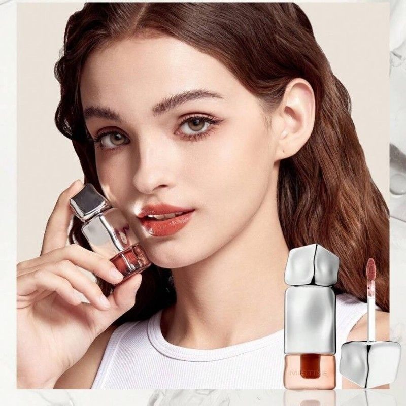 Mistine Thai Latte Juicy Lip Glaze #V01 Sunset Afterglow