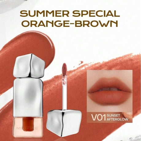 Mistine Thai Latte Juicy Lip Glaze #V01 Sunset Afterglow
