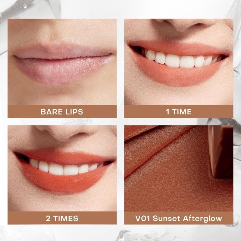Mistine Thai Latte Juicy Lip Glaze #V01 Sunset Afterglow