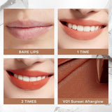 Mistine Thai Latte Juicy Lip Glaze #V01 Sunset Afterglow